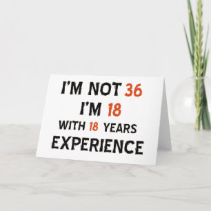 36th birthday designs card