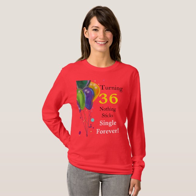 36th  Birthday  T-Shirt (Front Full)