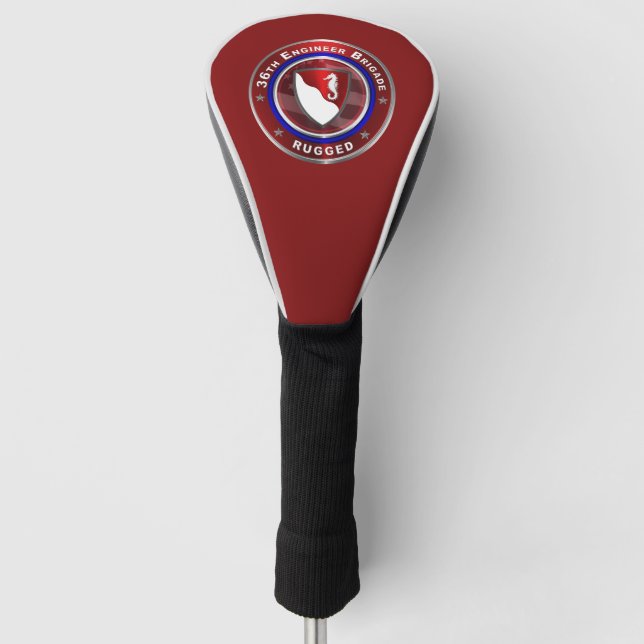 36th Engineer Brigade “Rugged” Golf Head Cover (Front)