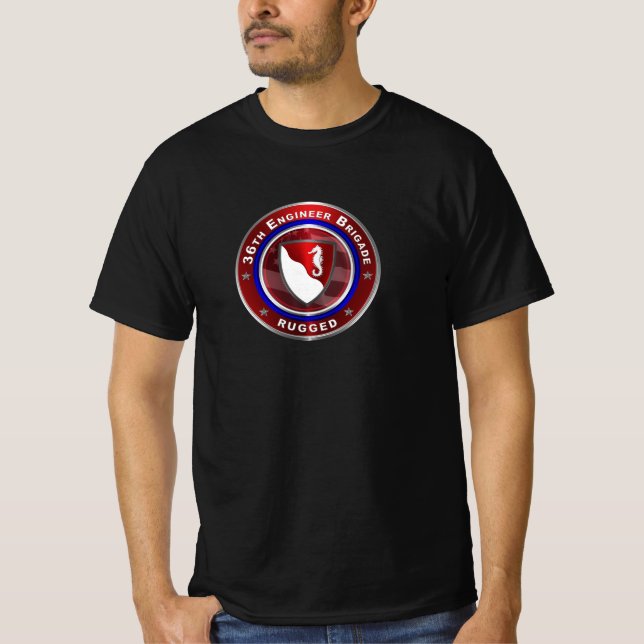 36th Engineer Brigade “Rugged” T-Shirt (Front)