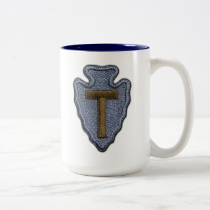 36th infantry division veterans iraq vets frosty M Two-Tone Coffee Mug