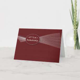 3702 4th Year Employee Anniversary Card