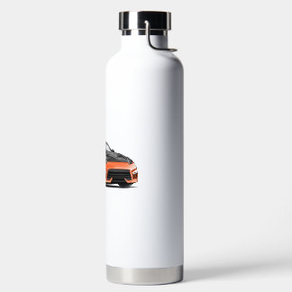 370z drawing on keychain for jdm car enthusiasts  water bottle