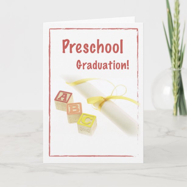 preschool graduation cards zazzleca