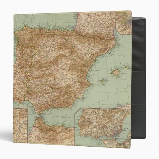 3738 Spain, Portugal Binder (Front/Inside)