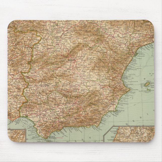 3738 Spain, Portugal Mouse Pad (Front)