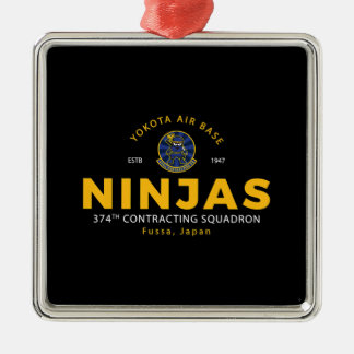 374th Contracting Classic Premium Metal Ornament