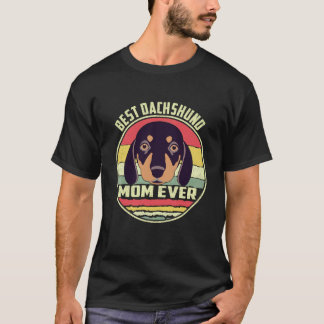 37 Best Dachshund Mom Ever Vintage T-Shirt