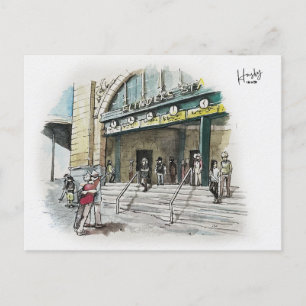 37 : Flinders street station Postcard