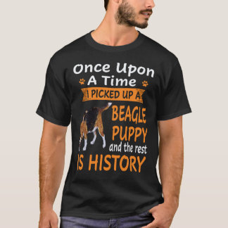37 One Upon A Time -  Beagle Puppy Beagle T-Shirt