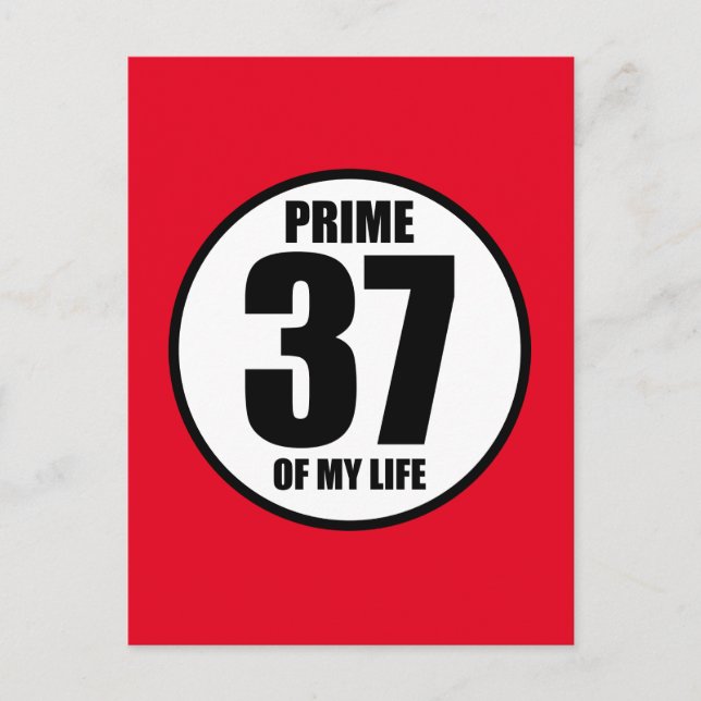 37 - prime of my life postcard (Front)