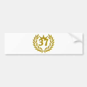 37-real-laurel-crown bumper sticker