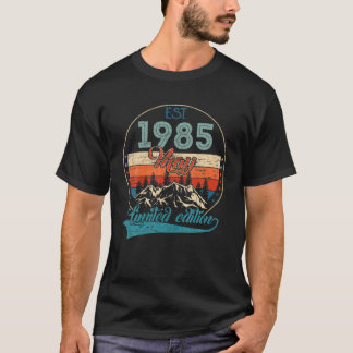 37 Year Old Birthday Gift EST May 1985 Limited Edi T-Shirt