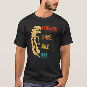 37 Years Old Legend Since July 1985 37thbirthday T-Shirt