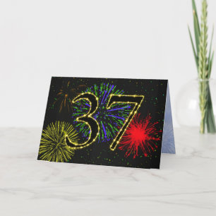 37th Birthday Party Invitation