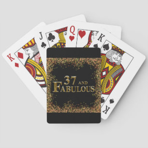 37th  Birthday  Playing Cards