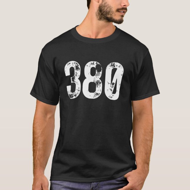 380 Area Code Columbus OH Mobile Telephone Area Co T-Shirt (Front)