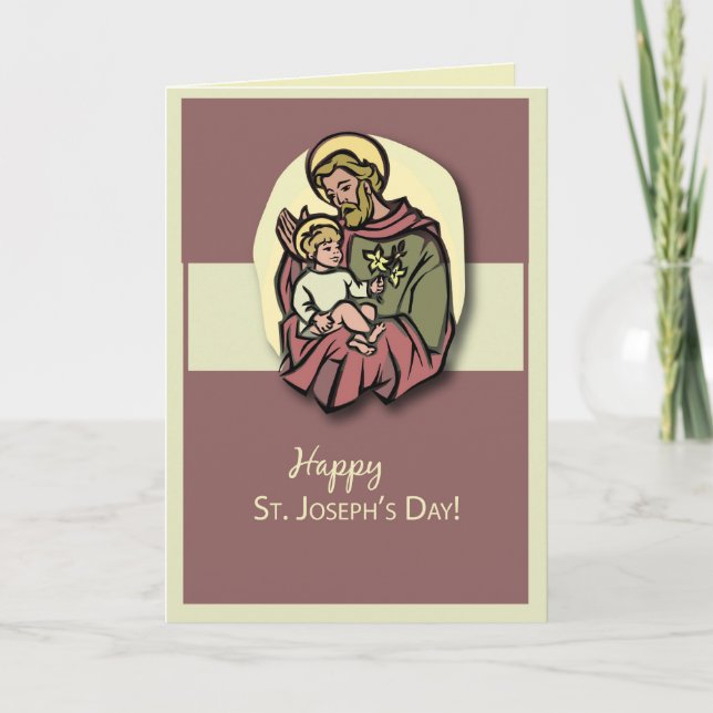 3818 St. Joseph's Day Card (Front)