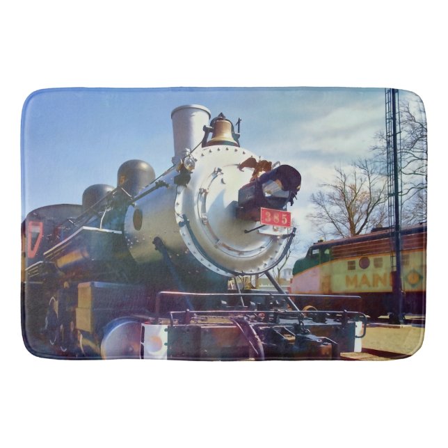 385 Steam Locomotive Bath Mat (Front)