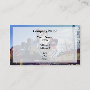 385 Steam Locomotive Business Card