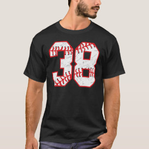 38 Birthday Baseball Theme Bday Party Celebration T-Shirt