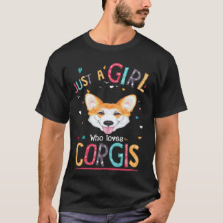 38 Just A Girl Who Loves Corgi T-Shirt