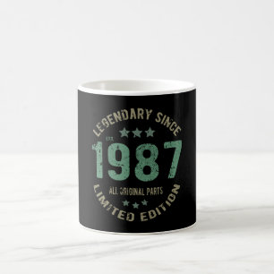 38 Year Old Bday 1987 Legend 38th Birthday Gift Coffee Mug