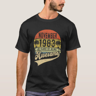 38 Years Old 38Th Birthday Decoration December 198 T-Shirt