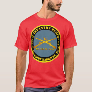 38th Infantry Regiment Buffalo Soldiers Jefferson  T-Shirt