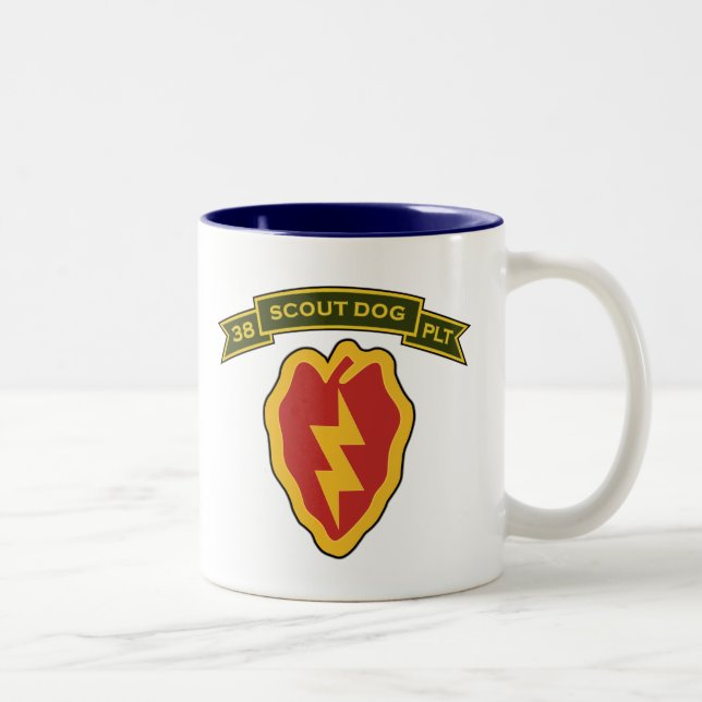 38th IPSD - 25th Infantry Two-Tone Coffee Mug (Right)
