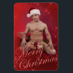 39149A-RA Chris Rockway Christmas Magnet<br><div class="desc">Chris Rockway is a well-known fitness model and adult entertainer. Check out our whole line of cards and gifts featuring this hunky stud. Is he on your naughty or nice list?</div>