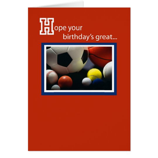 3968 Birthday All Sports Card