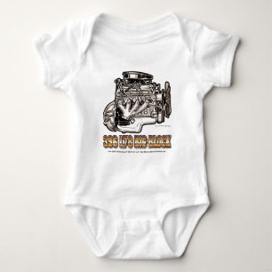 396 L78 Big Block Corvette Engine Baby Bodysuit