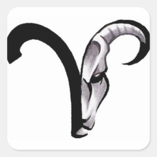 398ed2e311876f65315abc50c5e40934--aries-ram-tattoo square sticker