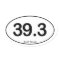 39.3 Goofy Runner - Oval Sticker