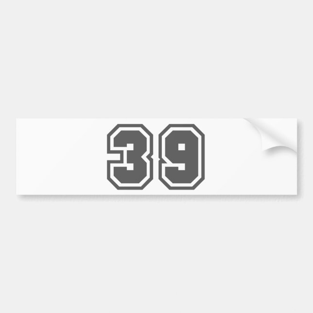 39 BUMPER STICKER (Front)