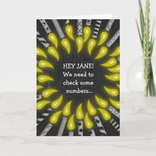 39 Candles Senior Citizen Birthday Card
