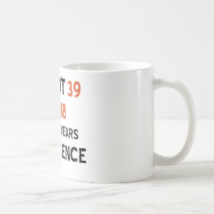 39th birthday designs coffee mug