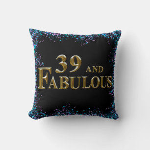 39th  Birthday  Throw Pillow