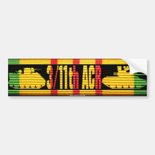 3/11th ACR VSM Ribbon Cut-Out Bumper Sticker