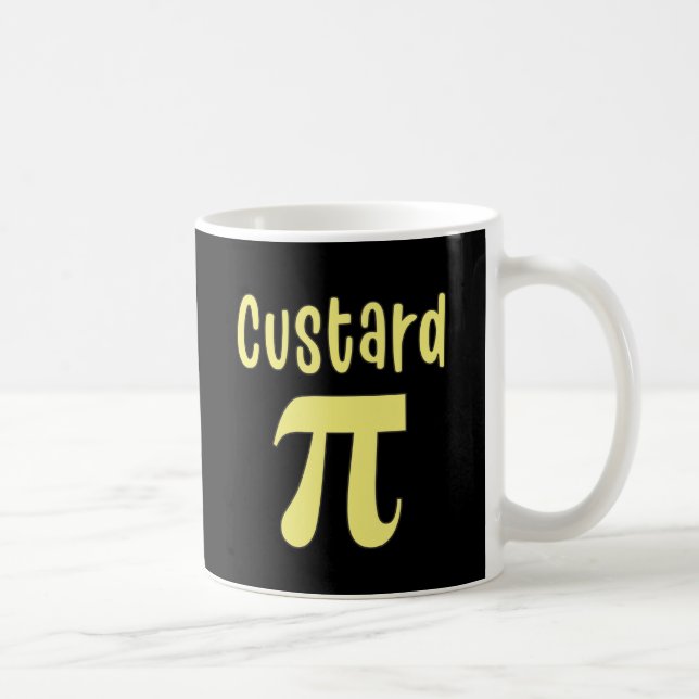 3.14 Custard Pie Pi Pun Funny Math Joke Coffee Mug (Right)