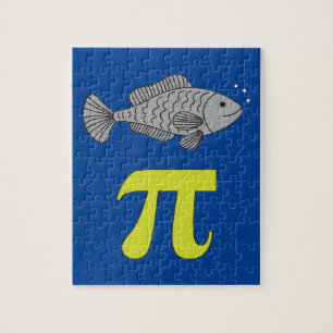 3.14 Fish Pie Pi Pun Funny Math Joke Jigsaw Puzzle