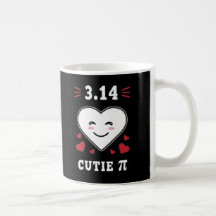 3.14 Heart Cutie Pi Funny Math Joke Coffee Mug