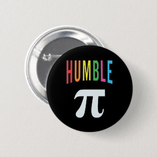 3.14 Humble Pie Pi Pun Funny Math Joke 2 Inch Round Button