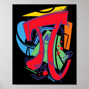 3.14 Math Design For Pi Day  Poster