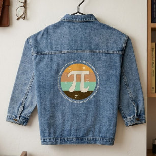 3.14 National Pi Day Design  - Pi Day Gift Denim Jacket