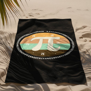 3.14 National Pi Day Design - Pi Day Gift Idea Beach Towel