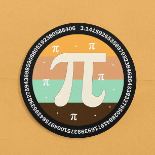 3.14 National Pi Day Design - Pi Day Gift Idea Classic Round Sticker
