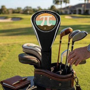 3.14 National Pi Day Design - Pi Day Gift Idea Golf Head Cover