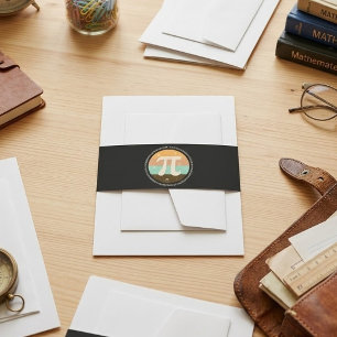 3.14 National Pi Day Design  - Pi Day Gift Idea Invitation Belly Band